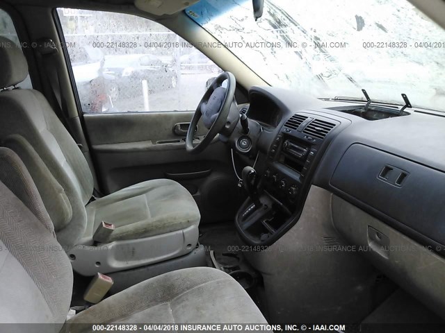 KNDUP131436346268 - 2003 KIA SEDONA EX/LX GREEN photo 5