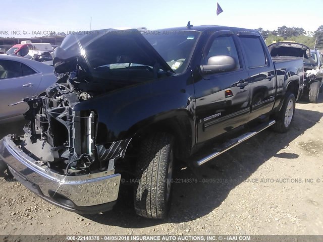 3GTEC13JX8G232846 - 2008 GMC SIERRA C1500 BLACK photo 2