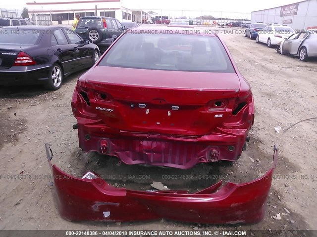 4T1BF1FK4EU816551 - 2014 TOYOTA CAMRY L/SE/LE/XLE RED photo 6