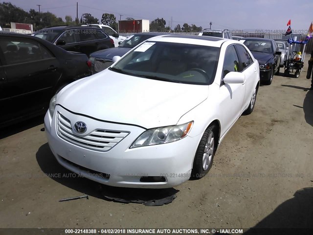 4T1BE46K08U782083 - 2008 TOYOTA CAMRY CE/LE/XLE/SE WHITE photo 2