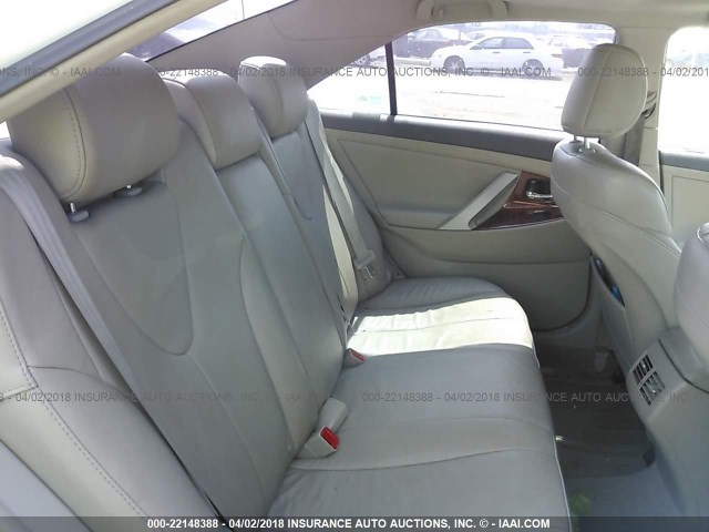 4T1BE46K08U782083 - 2008 TOYOTA CAMRY CE/LE/XLE/SE WHITE photo 8
