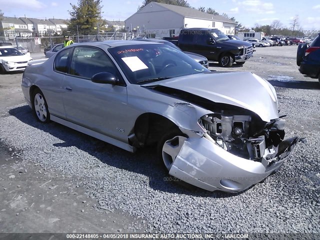 2G1WL16CX79415571 - 2007 CHEVROLET MONTE CARLO SS SILVER photo 1