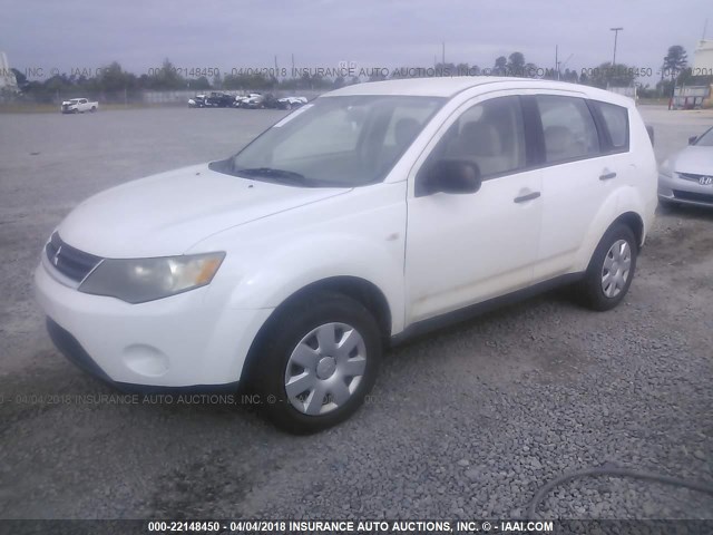 JA4MS31X77Z004846 - 2007 MITSUBISHI OUTLANDER ES/LS 白色 照片 2