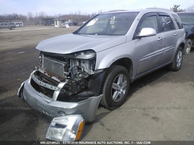 2CNDL83FX86077609 - 2008 CHEVROLET EQUINOX LTZ SILVER photo 2