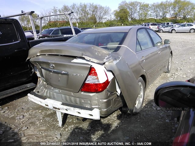 4T1BE30K33U675542 - 2003 TOYOTA CAMRY LE/XLE/SE 金色 照片 4