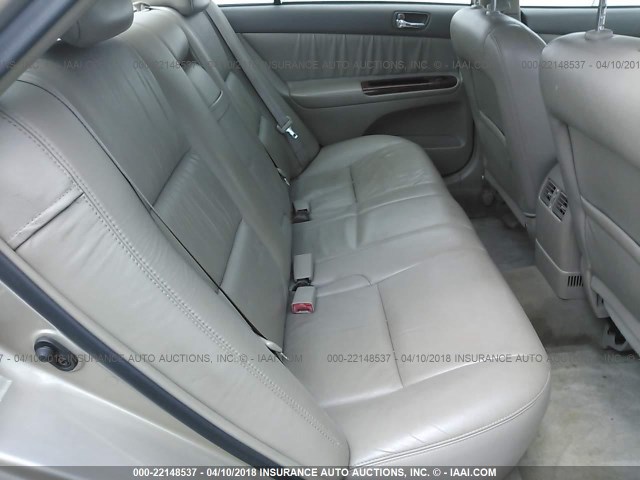 4T1BE30K33U675542 - 2003 TOYOTA CAMRY LE/XLE/SE 金色 照片 8