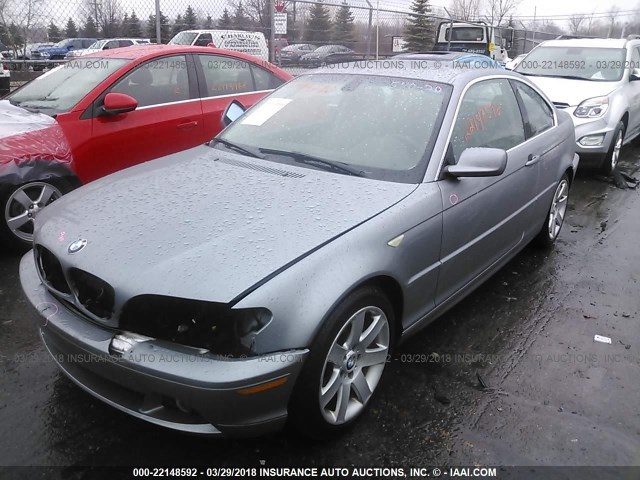 WBABD33484JY96218 - 2004 BMW 325 CI GRAY photo 2