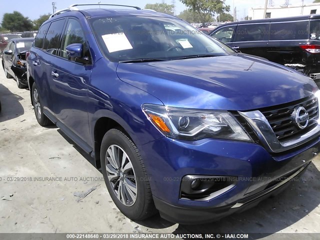 5N1DR2MM6HC693582 - 2017 NISSAN PATHFINDER 蓝色 照片 1