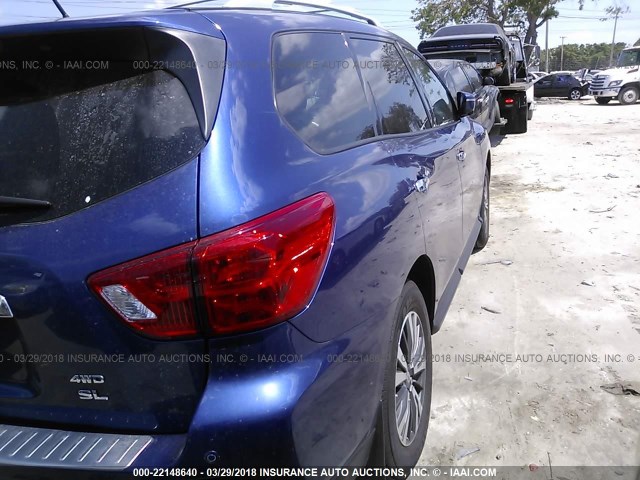 5N1DR2MM6HC693582 - 2017 NISSAN PATHFINDER 蓝色 照片 4