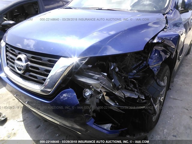 5N1DR2MM6HC693582 - 2017 NISSAN PATHFINDER 蓝色 照片 6