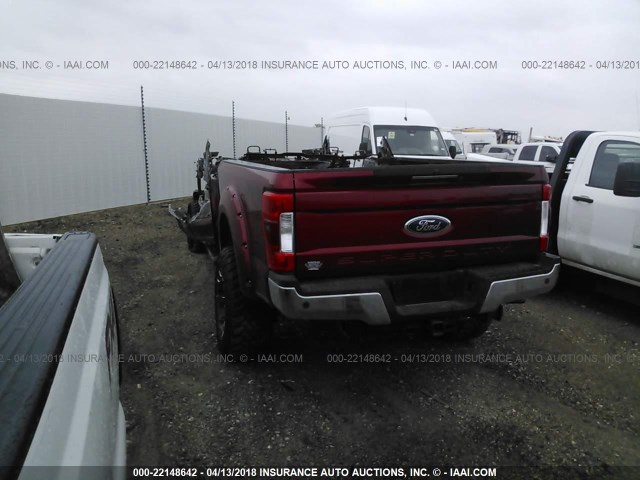 1FT7W2BT4HEC29733 - 2017 FORD F250 SUPER DUTY RED photo 3