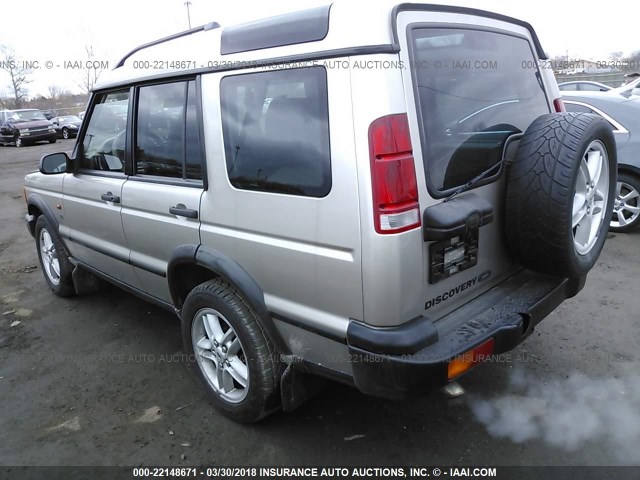 SALTY12482A757147 - 2002 LAND ROVER DISCOVERY II SE GOLD photo 3