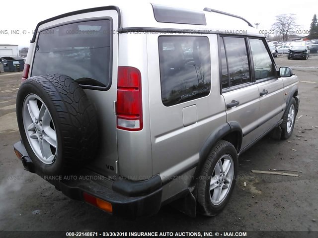 SALTY12482A757147 - 2002 LAND ROVER DISCOVERY II SE GOLD photo 4
