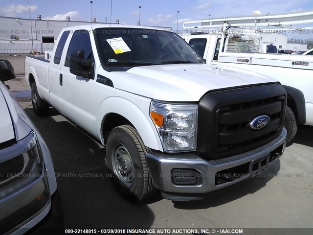 1FT7X2A65BEC96406 - 2011 FORD F250 SUPER DUTY WHITE photo 1