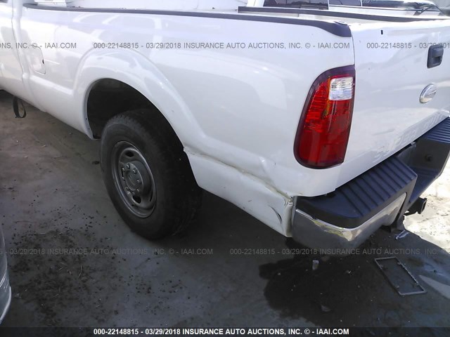 1FT7X2A65BEC96406 - 2011 FORD F250 SUPER DUTY WHITE photo 6