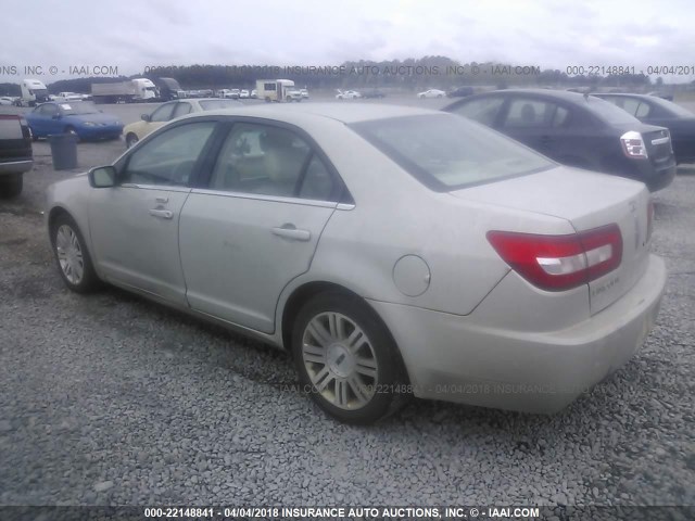 3LNHM26106R637476 - 2006 LINCOLN ZEPHYR CREAM photo 3