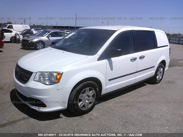 2C4RRGAG4DR817047 - 2013 RAM TRADESMAN WHITE photo 2