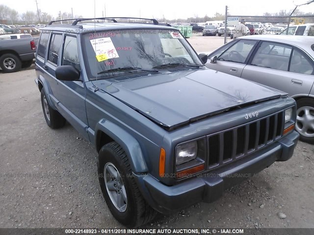 1J4FJ68S0WL167606 - 1998 JEEP CHEROKEE SPORT/CLASSIC BLUE photo 1