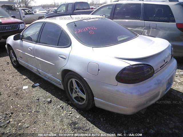 1G2WR52141F106019 - 2001 PONTIAC GRAND PRIX GTP SILVER photo 3