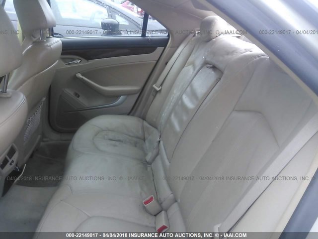 1G6DG577080161007 - 2008 CADILLAC CTS TAN photo 8