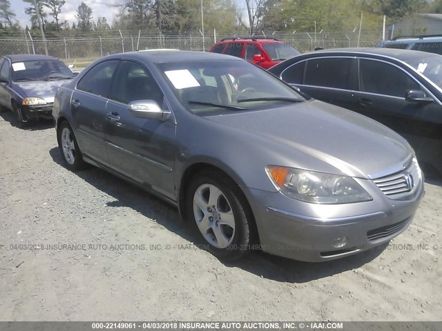 JH4KB16525C009072 - 2005 ACURA RL SILVER photo 1