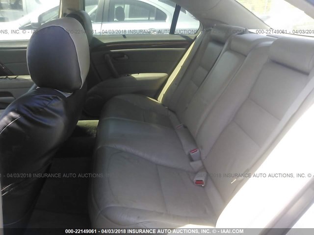 JH4KB16525C009072 - 2005 ACURA RL SILVER photo 8