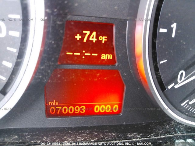 WBANW53598CT51523 - 2008 BMW 550 I BLACK photo 7