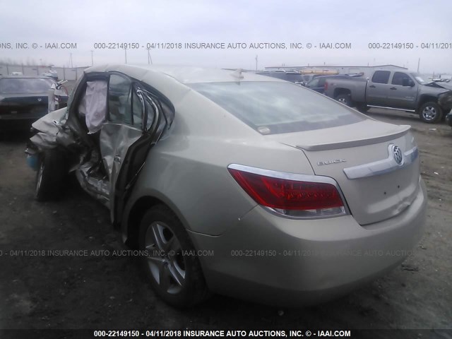 1G4GA5EC4BF397445 - 2011 BUICK LACROSSE CX SILVER photo 3