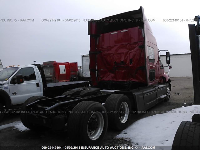 3HSDJR8CN555434 - 2012 INTERNATIONAL PROSTAR RED photo 4