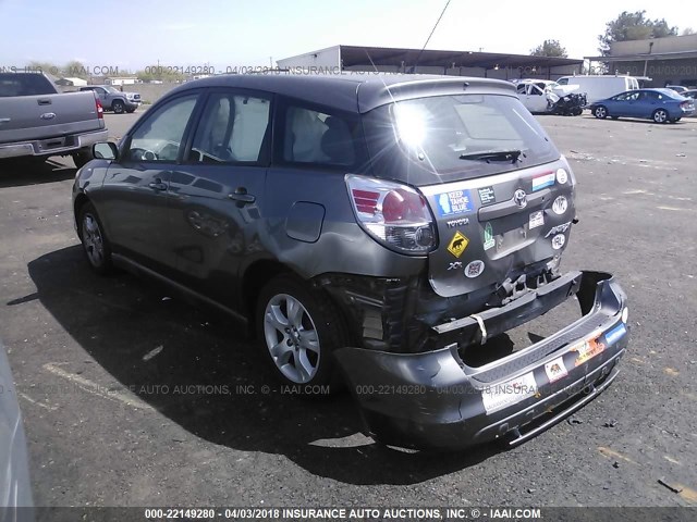 2T1KR30E47C645259 - 2007 TOYOTA COROLLA MATRIX XR GRAY photo 3