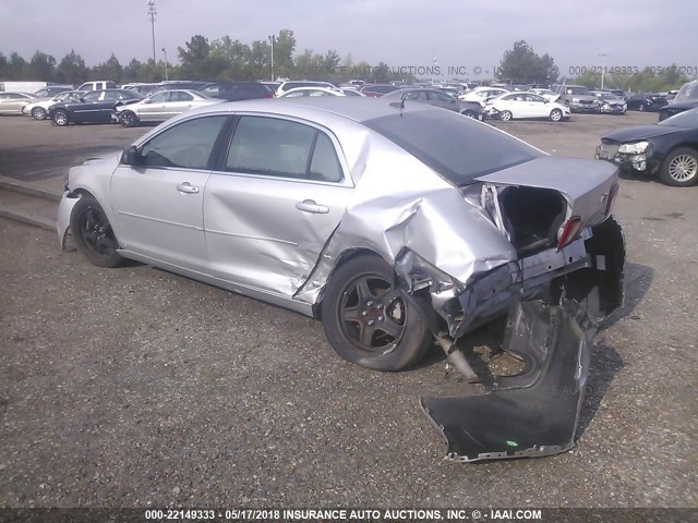 1G1ZG57B49F243577 - 2009 CHEVROLET MALIBU LS 银色 照片 3