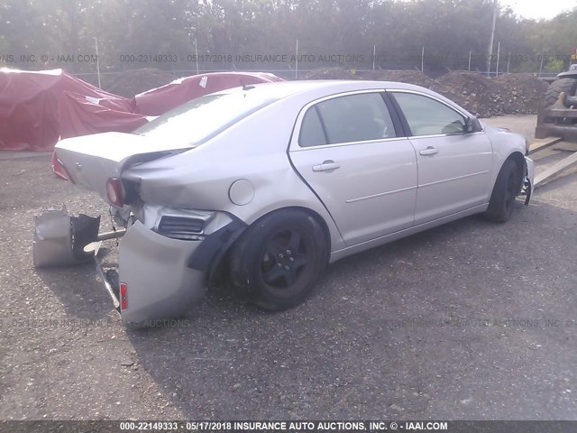 1G1ZG57B49F243577 - 2009 CHEVROLET MALIBU LS 银色 照片 4