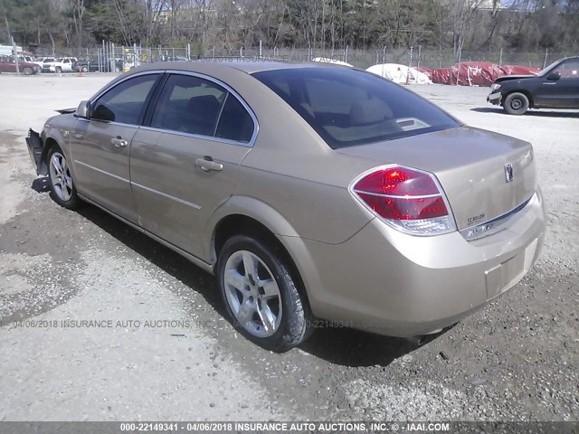 1G8ZS57N37F196145 - 2007 SATURN AURA XE GOLD photo 3