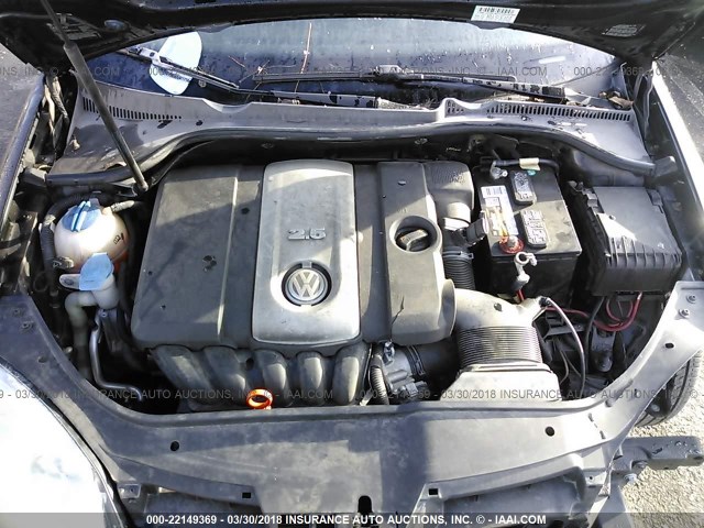 3VWEF71KX7M180749 - 2007 VOLKSWAGEN JETTA WOLFSBURG 黑色 照片 10