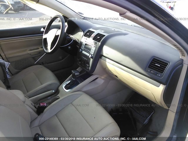 3VWEF71KX7M180749 - 2007 VOLKSWAGEN JETTA WOLFSBURG 黑色 照片 5