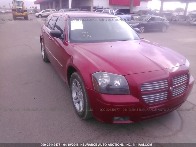 2D4FV47V87H778771 - 2007 DODGE MAGNUM RED photo 1