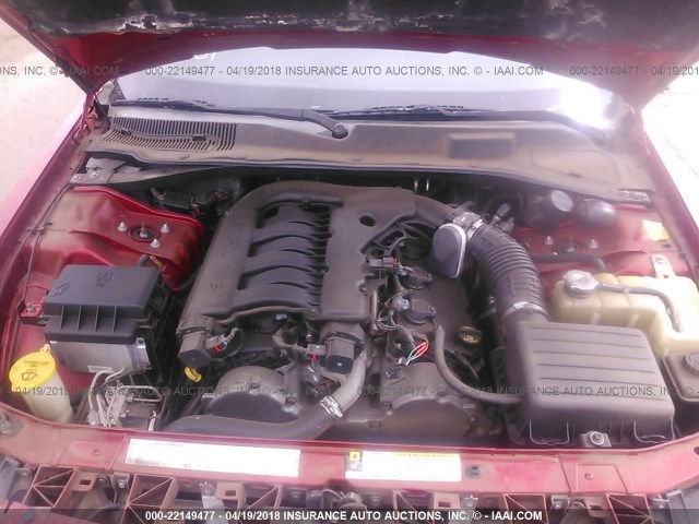 2D4FV47V87H778771 - 2007 DODGE MAGNUM RED photo 10