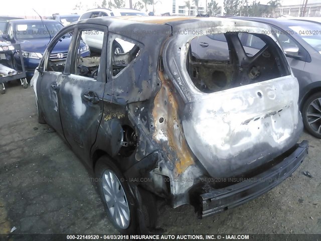 3N1CE2CP1FL397106 - 2015 NISSAN VERSA NOTE S/S PLUS/SV/SL/SR BLACK photo 3