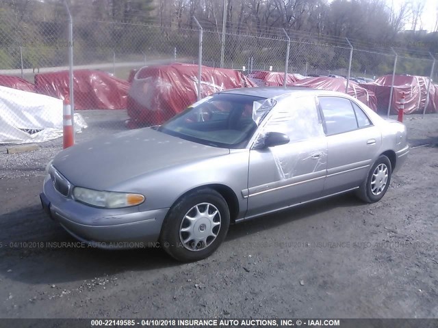 2G4WS52M3X1435638 - 1999 BUICK CENTURY CUSTOM GRAY photo 2