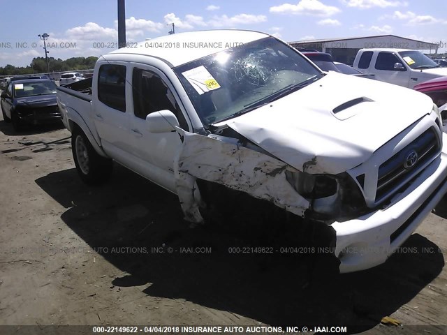 3TMJU4GN5AM108601 - 2010 TOYOTA TACOMA DOUBLE CAB PRERUNNER WHITE photo 1