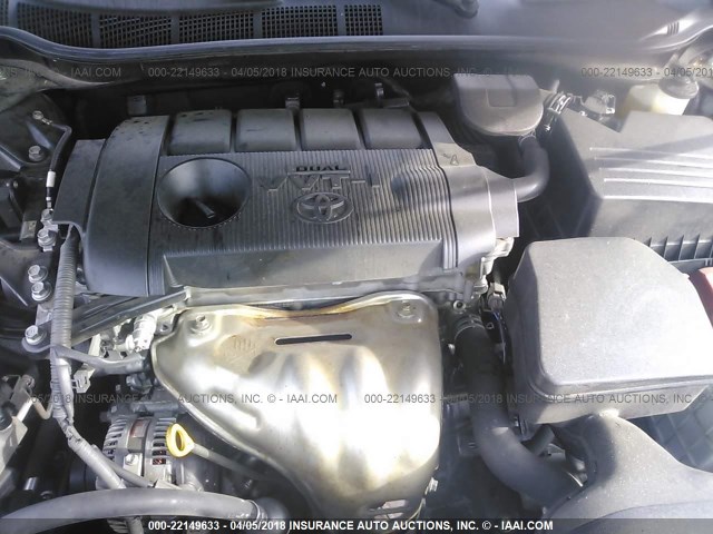 4T1BF3EK3BU606970 - 2011 TOYOTA CAMRY SE/LE/XLE GRAY photo 10