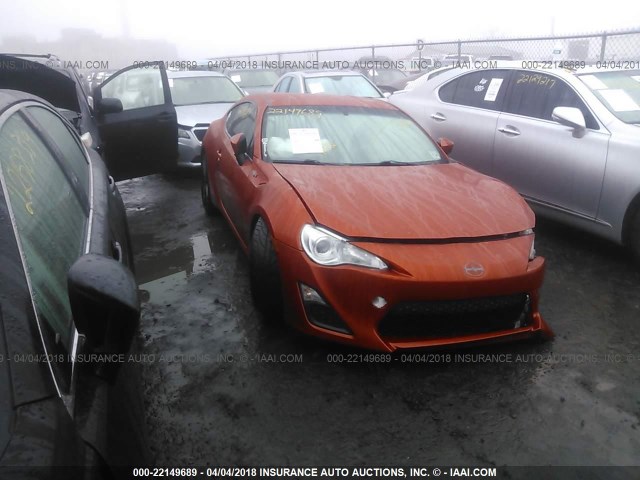 JF1ZNAA15D1700074 - 2013 TOYOTA SCION FR-S ნარინჯისფერი ფოტო 1
