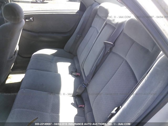 1YVGF22C125285873 - 2002 MAZDA 626 LX SILVER photo 8