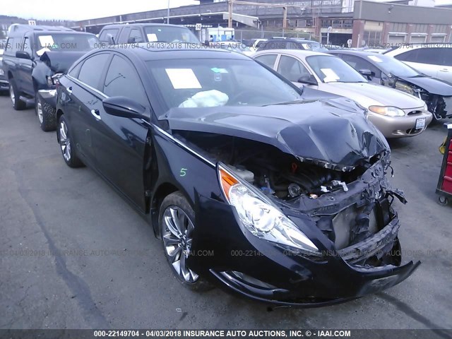 5NPEC4AC2BH157984 - 2011 HYUNDAI SONATA SE/LIMITED BLACK photo 1