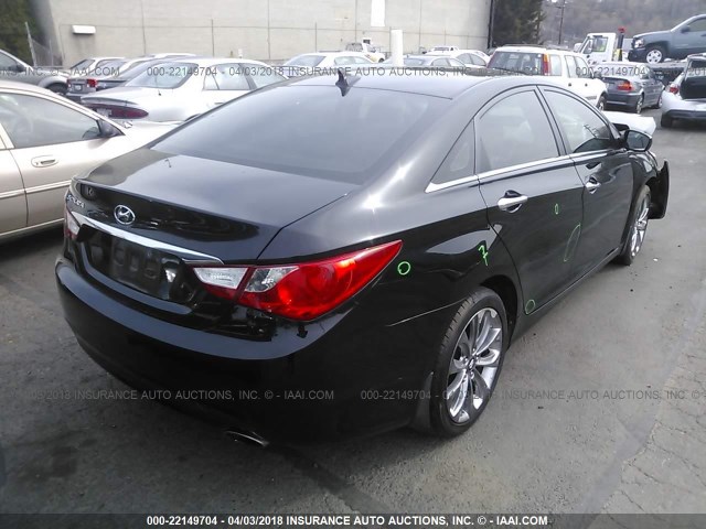 5NPEC4AC2BH157984 - 2011 HYUNDAI SONATA SE/LIMITED BLACK photo 4