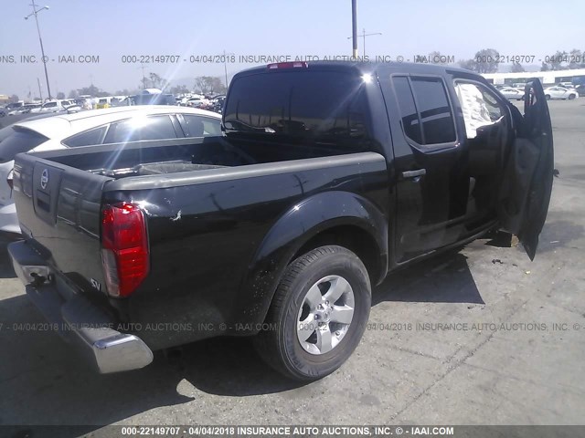 1N6AD0ERXBC450849 - 2011 NISSAN FRONTIER S/SV/SL/PRO-4X BLACK photo 4