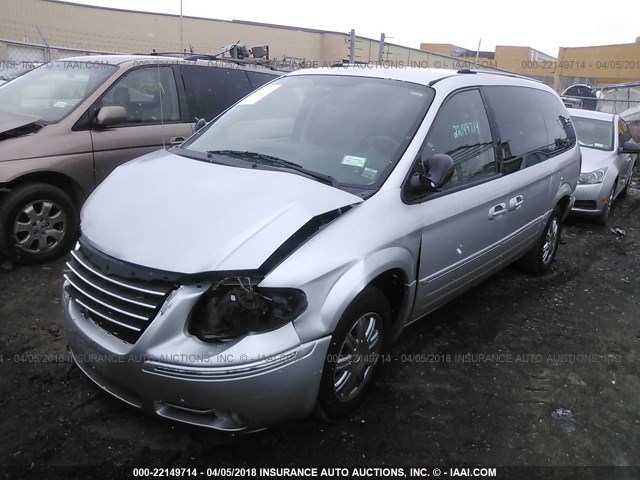 2C8GP64L45R226278 - 2005 CHRYSLER TOWN & COUNTRY LIMITED GRAY photo 2