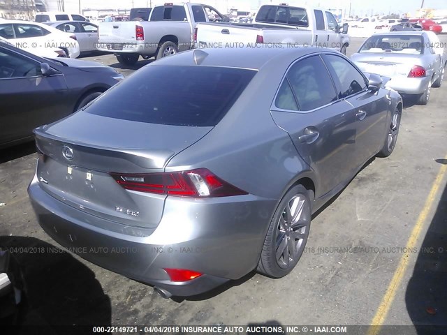 JTHBE1D29F5016395 - 2015 LEXUS IS 350 GRAY photo 4