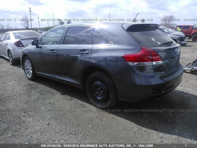 4T3ZA3BB8AU037878 - 2010 TOYOTA VENZA GRAY photo 3