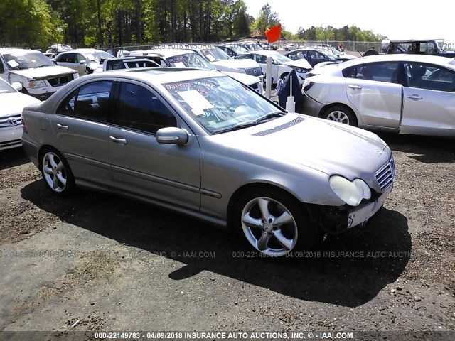 WDBRF52H96A865587 - 2006 MERCEDES-BENZ C GENERATION 2006 230 GRAY photo 1